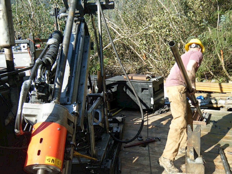 Drilling at New Amalga Gold