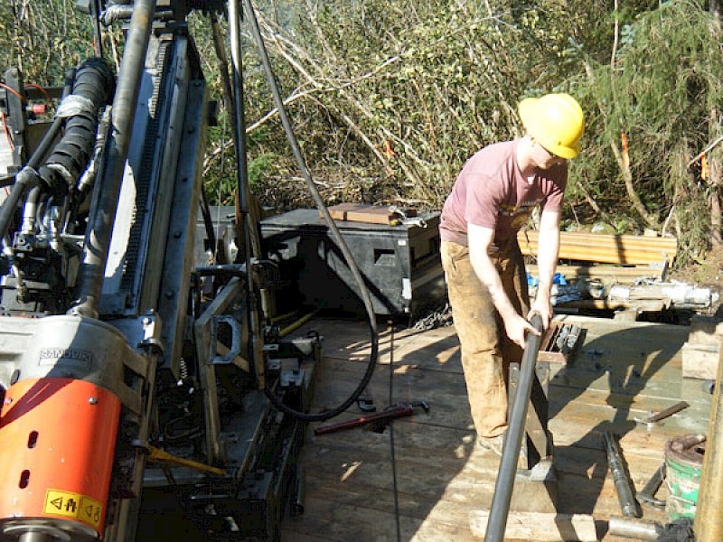 Drilling at New Amalga Gold