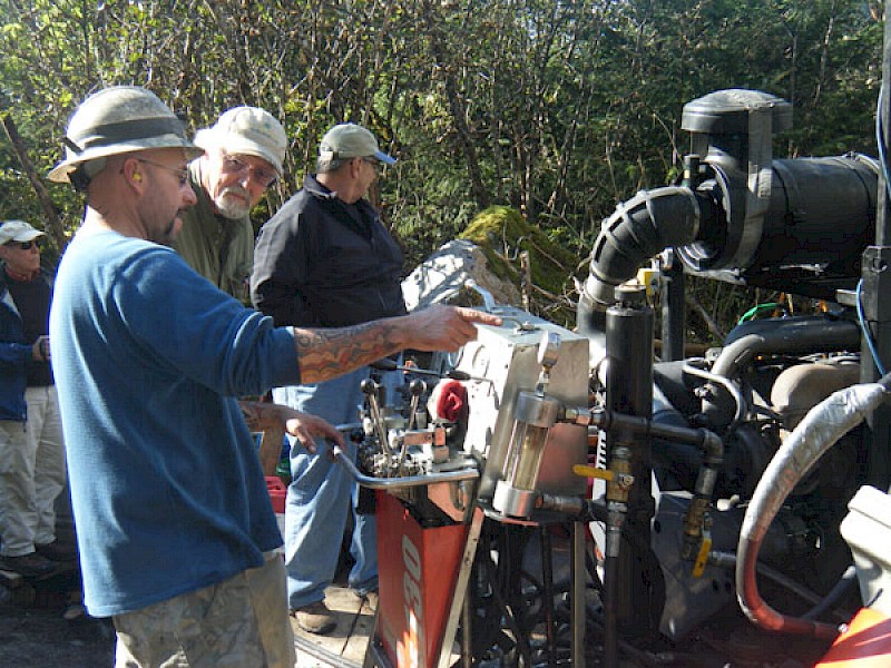 Drilling at New Amalga Gold