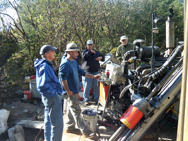 Drilling at New Amalga Gold