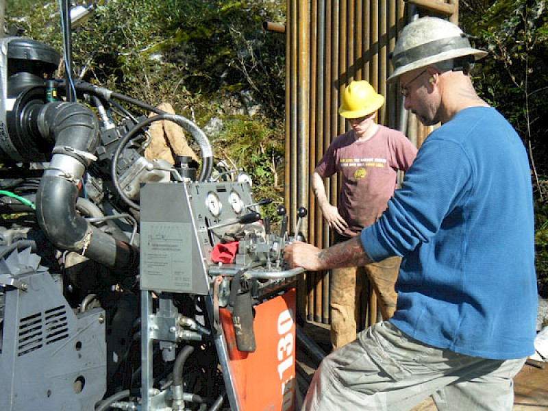 Drilling at New Amalga Gold
