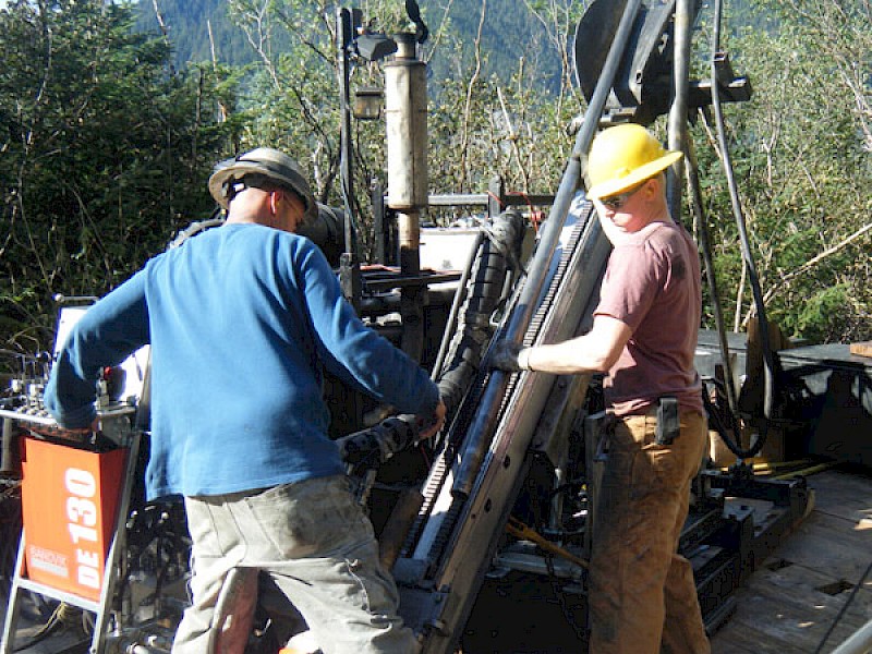 Drilling at New Amalga Gold