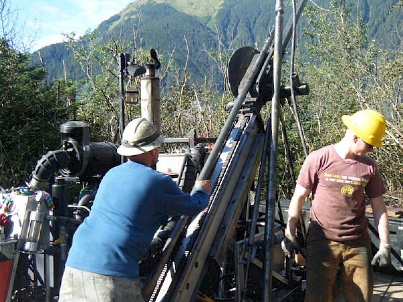 Drilling at New Amalga Gold